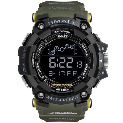 Mens Watch Military Water resistant SMAEL Sport watch Army led Digital wrist stopwatch