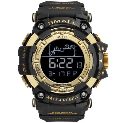 Mens Watch Military Water resistant SMAEL Sport watch Army led Digital wrist stopwatch