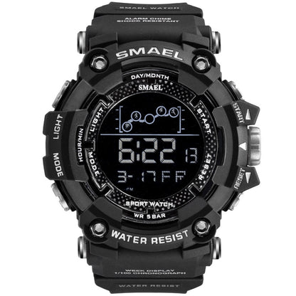 Mens Watch Military Water resistant SMAEL Sport watch Army led Digital wrist stopwatch