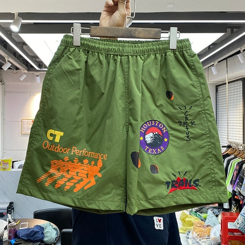 2021 Houston Texas Trails Travis Scott Shorts Men