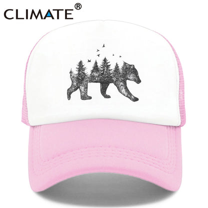 CLIMATE Forest Bear Trucker Cap