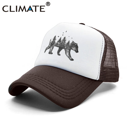 CLIMATE Forest Bear Trucker Cap