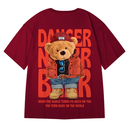 Bear Lovers Style Fashion Cotton Tshirt