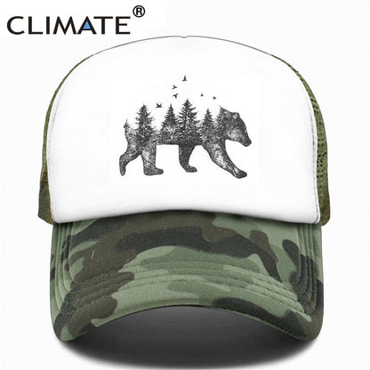 CLIMATE Forest Bear Trucker Cap