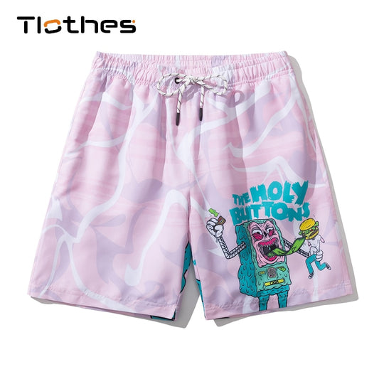 Cartoons Comics Print Bermuda Shorts