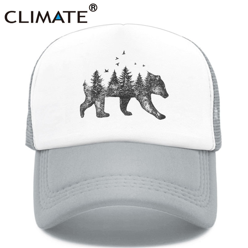 CLIMATE Forest Bear Trucker Cap