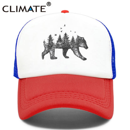 CLIMATE Forest Bear Trucker Cap