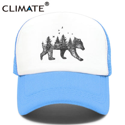 CLIMATE Forest Bear Trucker Cap