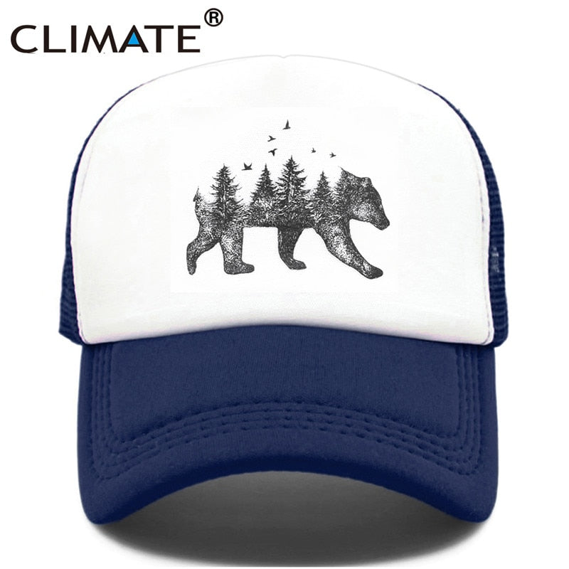 CLIMATE Forest Bear Trucker Cap