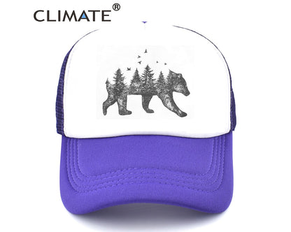 CLIMATE Forest Bear Trucker Cap