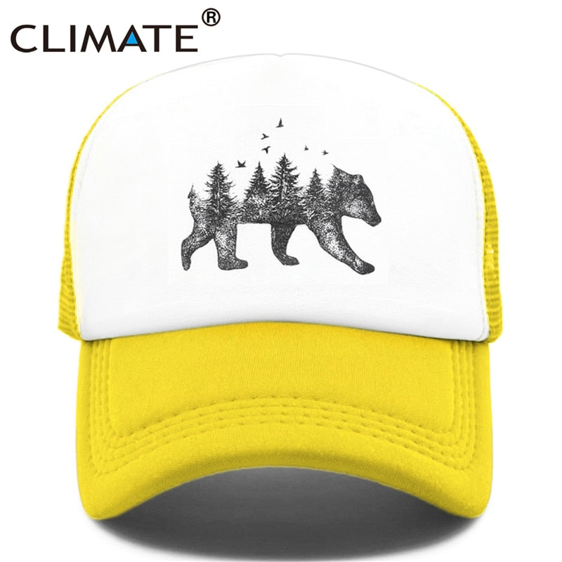 CLIMATE Forest Bear Trucker Cap