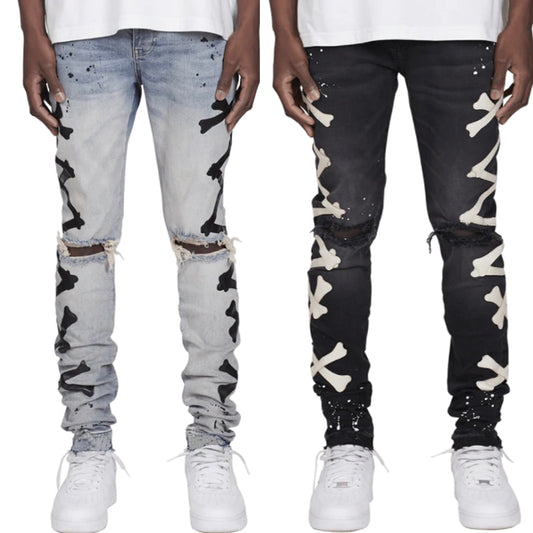 Fashion Slim Fit Ripped Jeans