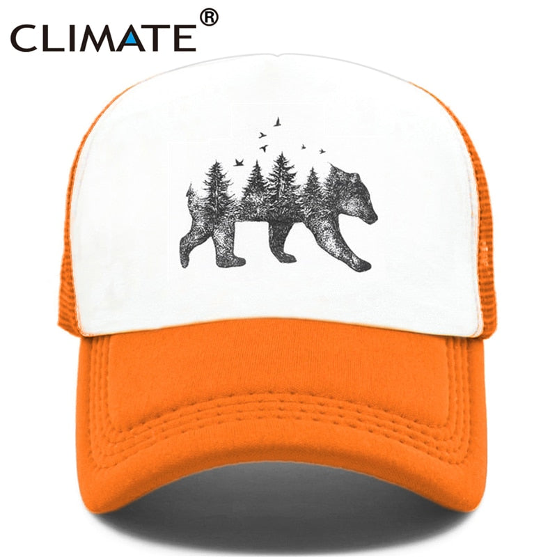 CLIMATE Forest Bear Trucker Cap