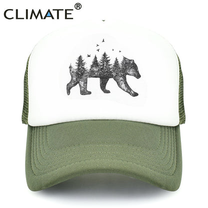 CLIMATE Forest Bear Trucker Cap