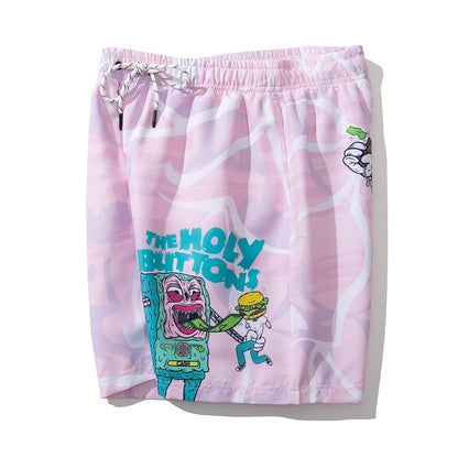 Cartoons Comics Print Bermuda Shorts